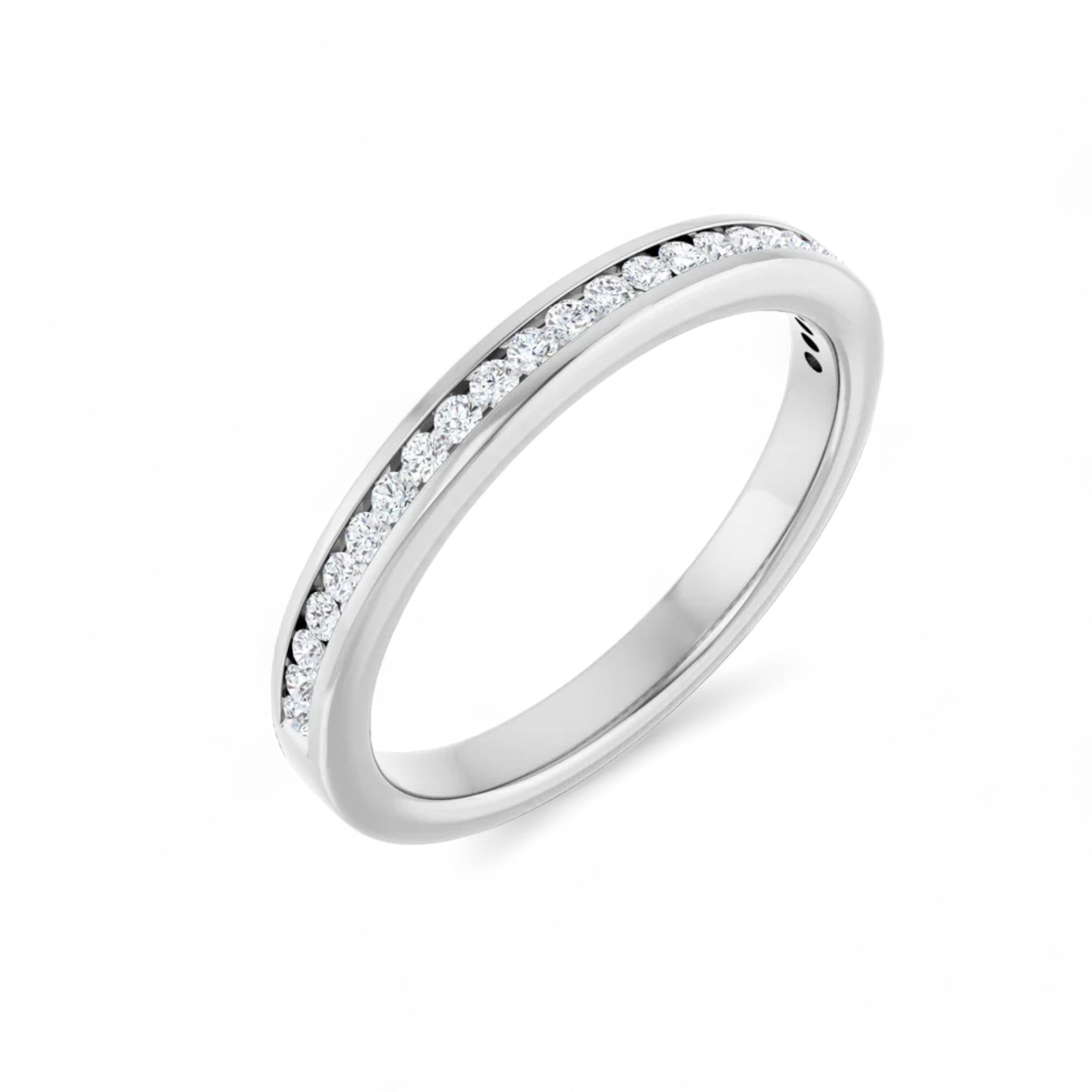 Black Diamond - Women’s Ring - ATHENA - 14K White Gold - 1/5 CTW Diamond Anniversary Band - Lady Elysium Black Diamond