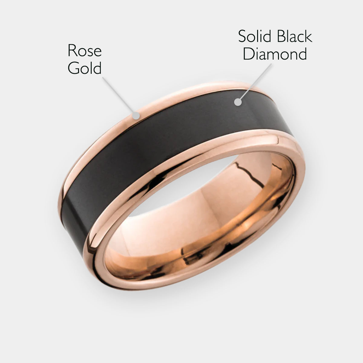 ElysiumBlack.com | Elysium Imperium Ares - Rose Gold - Elysium Diamond Inlay - Image 2